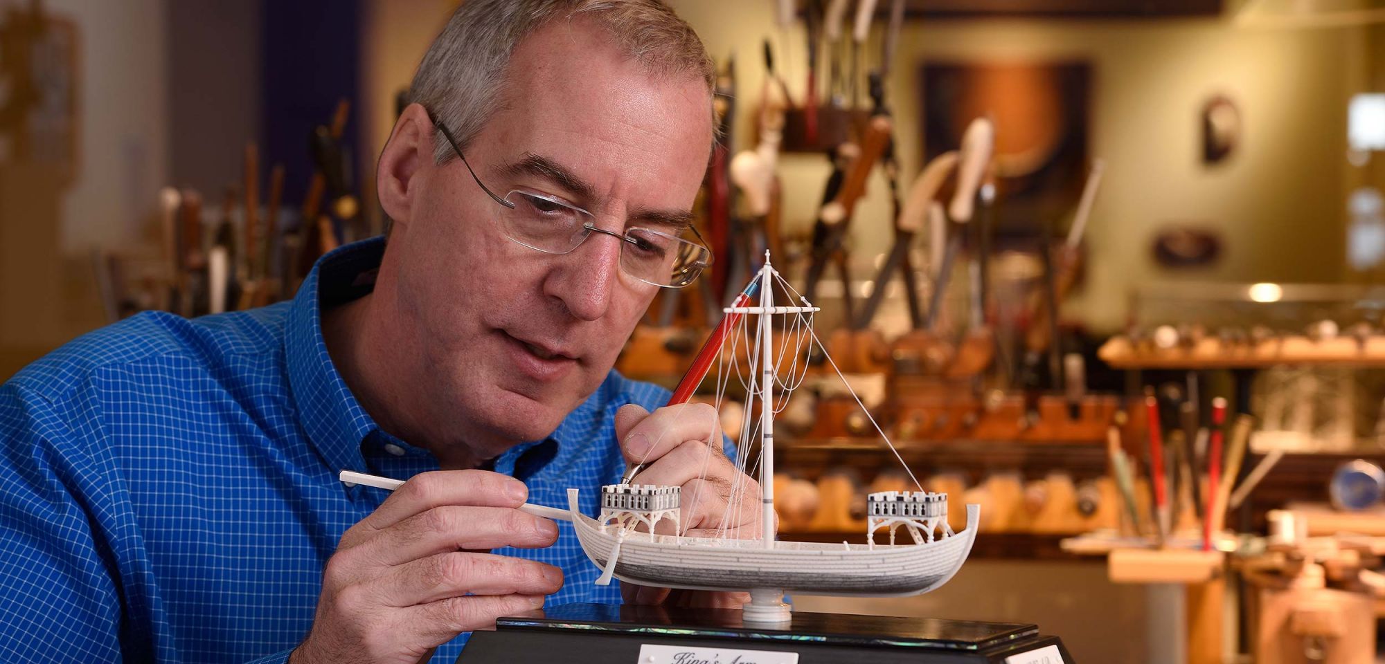 David Warther Carving in pre-ban elephant ivory