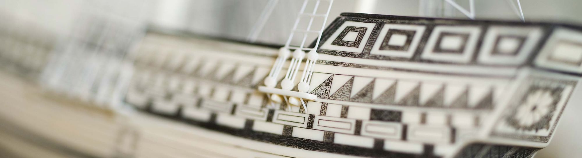 Exquisite carvings - beyond compare. Mariner's Museum Newport News VA.