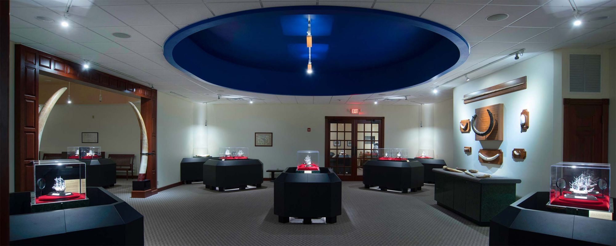  museum of ivory ship carvings from estate elephant tusks